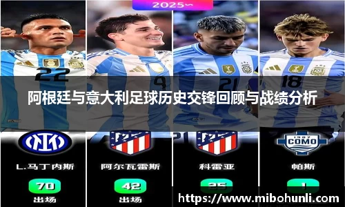 阿根廷与意大利足球历史交锋回顾与战绩分析